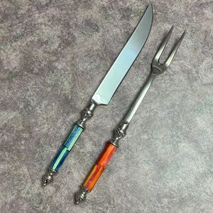 Unique Carving Knife and Fork Set